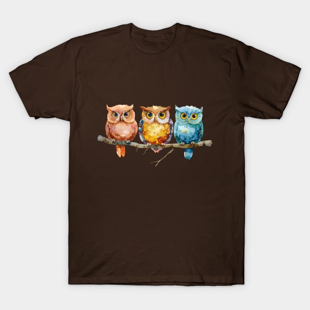 Owlets T-Shirt by aphian